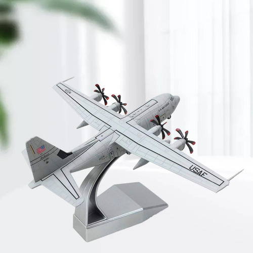 Avión De Transporte C-130j Modelo 1: 200 Aleación Diecast