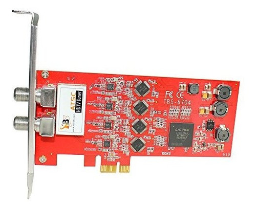 Tarjeta Pci Tbs 6704 Quad Sintonizador Iptv