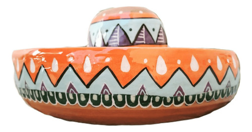 Nachera Sombrero24cm+2 Vasos Calavera-ceramica Artesanal 