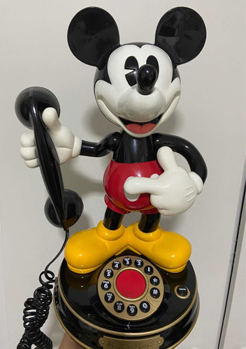 Telefone Mickey C/ Falas E Movimento, Raríssimo, Disney!!