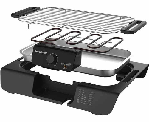 Imagem 5 de 6 de Churrasqueira Elétrica Cadence Grl810 220v Preta