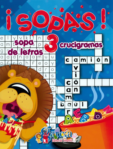 ¡ Sopas ! 3 Sopas De Letras Y Crucigramas - García