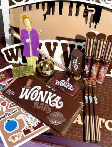 Sheglam Willy Wonka conjunto de maquiagem facial 13 unidades