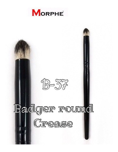 Pincel Morphe B-37 Badger Round Crease. 