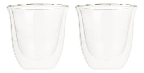 Juego De 2 Vasos De Espresso De'longhi Delonghi De Doble Par
