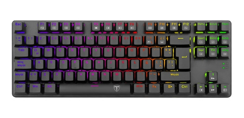 Teclado Gamer Mecanico T-dagger T-tgk315 Bora Rgb Switch Red