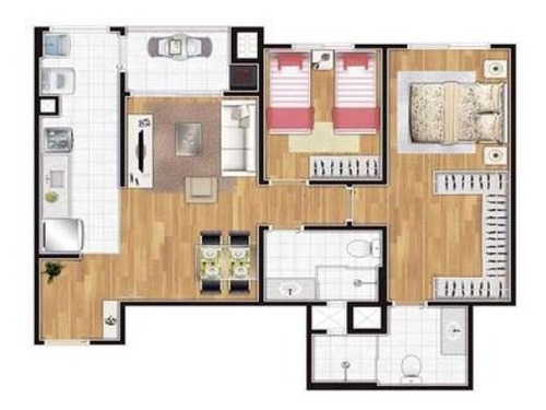 Imagem 6 de 21 de Residencial Bonjour - Ap-0408 - 3295543
