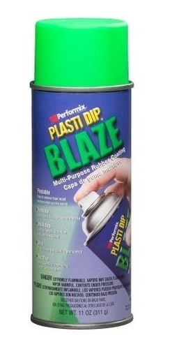 Pintura Plasti Dip 3 Latas Verde Blaze Green