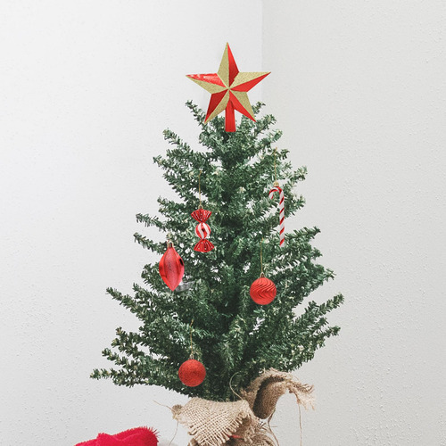 Juego De 40 Adornos De Bolas De Navidad, Adornos Rojo