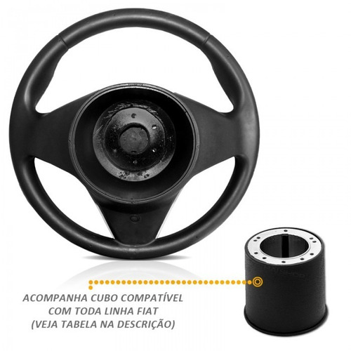 Imagem 2 de 4 de Volante Esport Original Da Fiat Strada 2010 2011 Completo