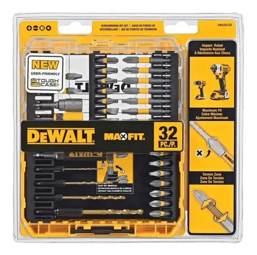 DEWALT Juego de Puntas para Destornillador y Taladro, Número de Piezas 80 -  Juegos de Puntas de Destornillador - 42WE88