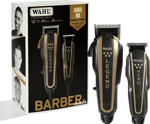 Maquina Para Cortar Pelo Wahl Barber Combo 8180 Profesional