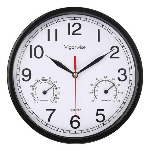 Vigorwise Reloj De Pared, Movimiento Silencioso Y Preciso Co