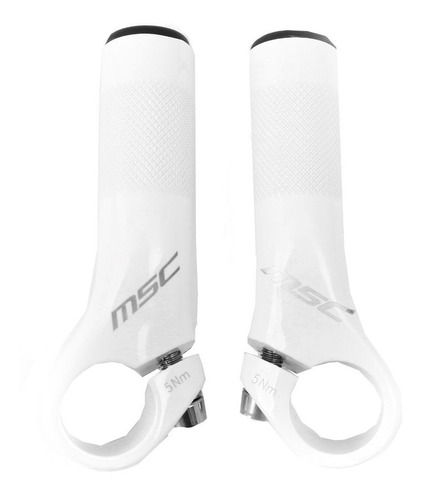 Acoples De Manillar Para Bicicleta Ultralight Msc Blanco