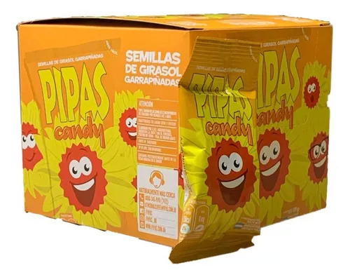 Pipas semillas girasol candy X 20 unidades