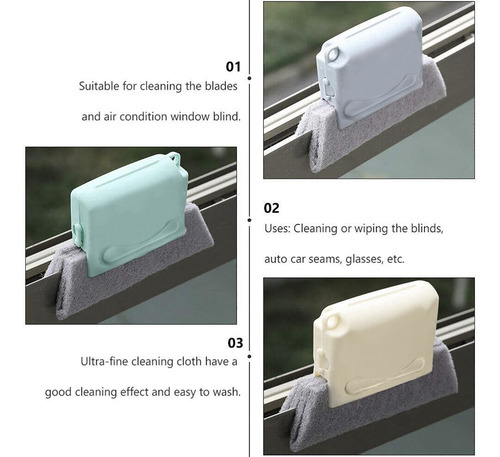 Herramienta De Limpieza De Ranuras De Ventanas Para Barrer E