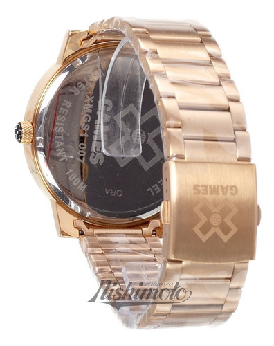 Relógio X-games Masculino Xmgs1007 P2kx Dourado Analógico