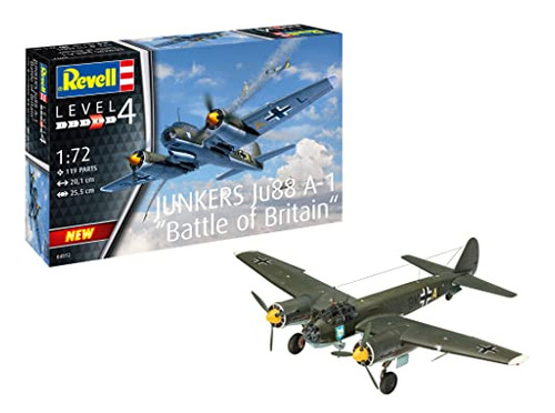 Revell Rv04972 Junkers Ju88 A-1 Battle Of Britaon 1:72 Kit D