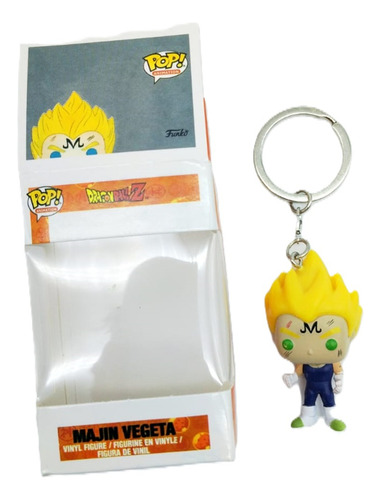 Llavero Majin Vegeta Ssj2 Funpo Pop Dragon Ball Z