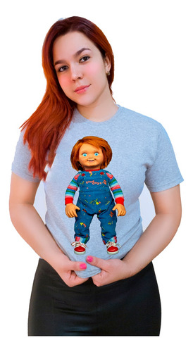 Polera Chucky Muñeco Peliculas Terror 100% Algodón Familiar