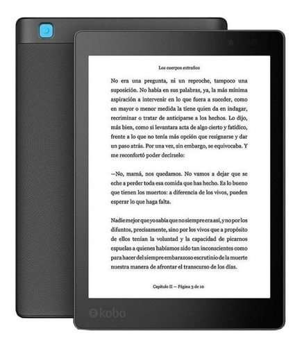 E-Reader Kobo Aura One 8GB negro con pantalla de 7.8" 300ppp