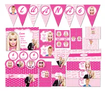 Comprar Kit Imprimible Barbie Y Ken Con Textos Editables