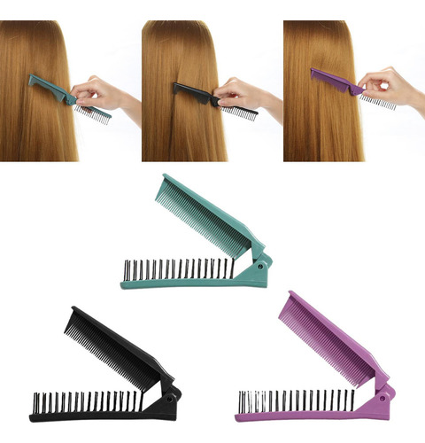 3 Uds Peine De Pelo Plegable Cepillo De Pelo Mini Peine De