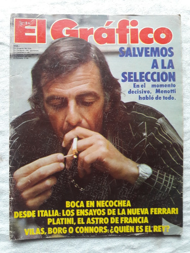 El Gráfico Nº 3045 Año 1978 Menotti Seleccion Boca Vilas