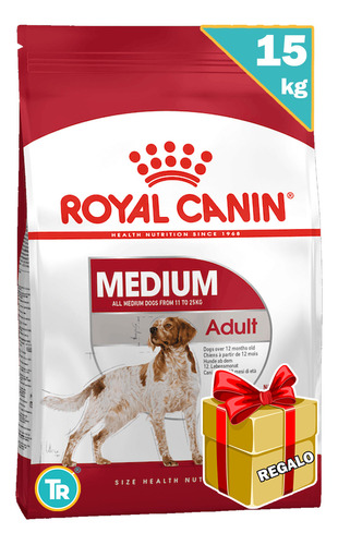 Comida Royal Canin Medium Adult 15kg + Comedero + Envío