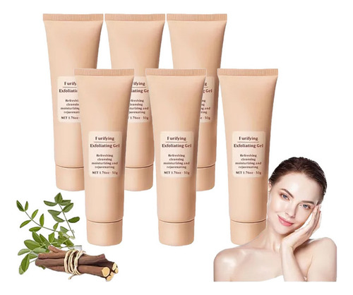 6 Unidades Gel Exfoliante Purificador Y Avanzado Quarxery