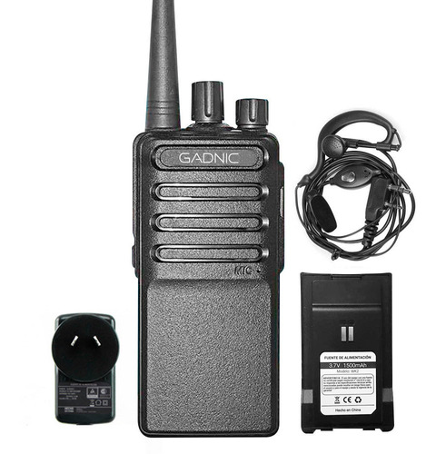 Handy Gadnic Radio Walkie Talkie Wk2 - 16ch Uhf Bidcom