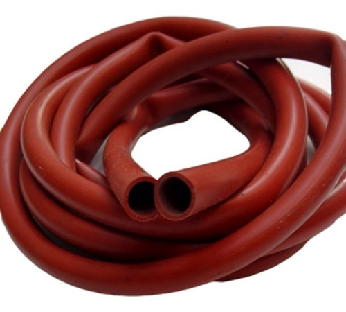 Hule Silicon Rojo Alta Temperatura, Tubo 1/2 (13mm) 