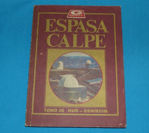 Enciclopedia Espasa Calpe Revista Gente Tomo 36 Año 1988