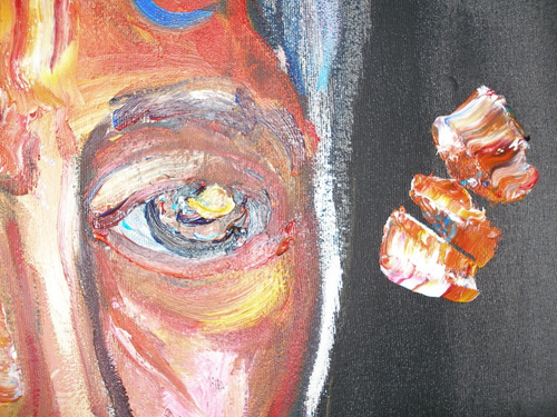 Retrato Manuel Belgrano. La Rocca. Arte Microconceptual.