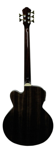 Bajo Electroacústico De 5 Cuerdas La Sevillana B-1005ceq Tbk Color EGRO TRANSPARENTE