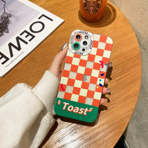 Funda/case Para iPhone 11 12 13 Diseño Coffe & Toast