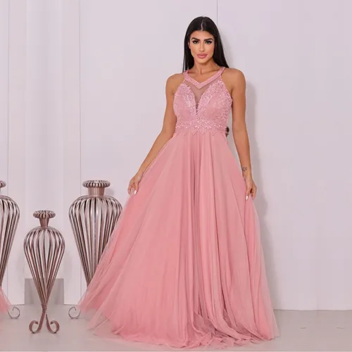 GRIFE VELASCO Vestido De Festa Pronta Entrega Rose Madrinha