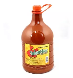 Salsa Valentina Amarilla Clasica Picante Para Botanas 4 L