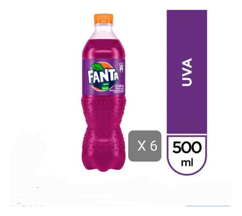 Fanta De Uva X 500ml 