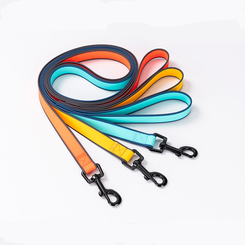Collar De Cuerda De Perro Bicolor Con Material Impermeable Color S-bluesuit