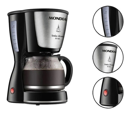 Cafeteira Mondial Dolce Arome C-32-32x Semi Automática