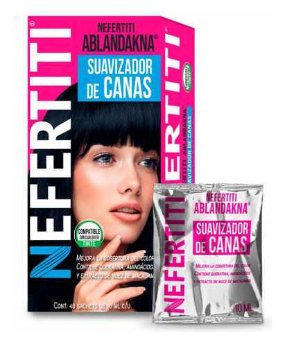 2 Cajas Ablandador De Canas Nefertiti 48 Sobres Cada Caja