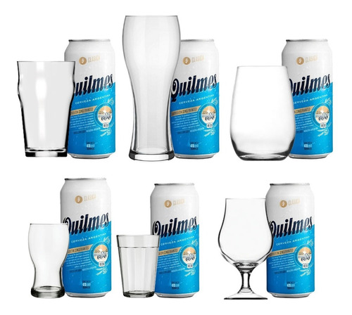 Vasos Cerveceros Kit Cervecero Nadir + 6 Cervezas Patagonia