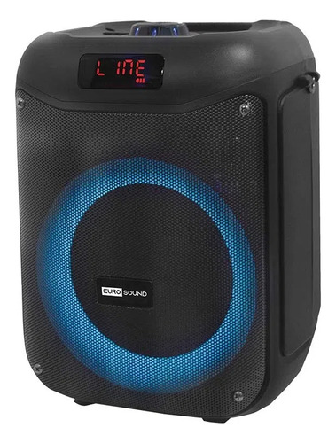 Bafle Parlante Eurosound Es-ps165 Bluetooth 5.0 Y 1500w Tws Color Negro