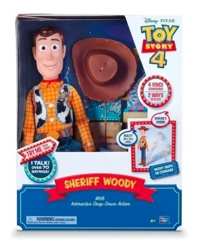 Toy Story 4 Woody Interactivo Se Cae Y Habla 70 Frases Off!