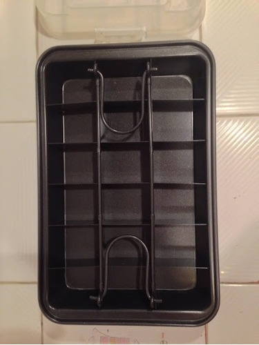 Molde Brownie Pan Anti Adherente 18 Cavidades Con Tapa