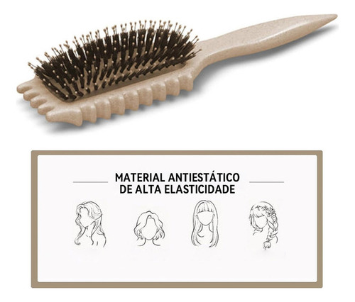N Escova De Cachos 2pcs Escova De Estilo Bounce Curl Define