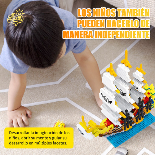 Juego De Bloques De Construcción Del Velero Blanco