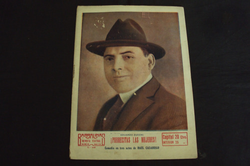 Revista De Teatro - Bambalina # 249 (1923) Pobrecitas Las Mu