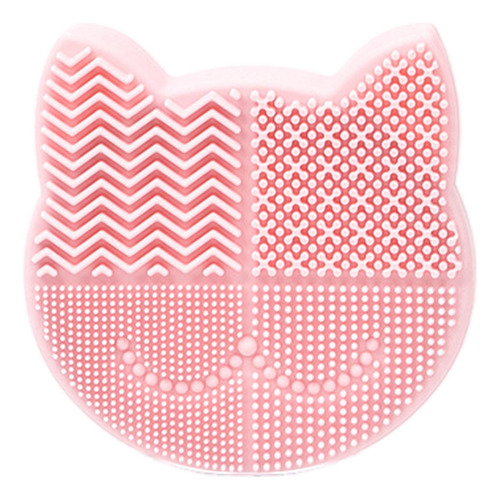 Tapete De Silicón 2 En 1 Para Limpiar Brochas De Maquillaje